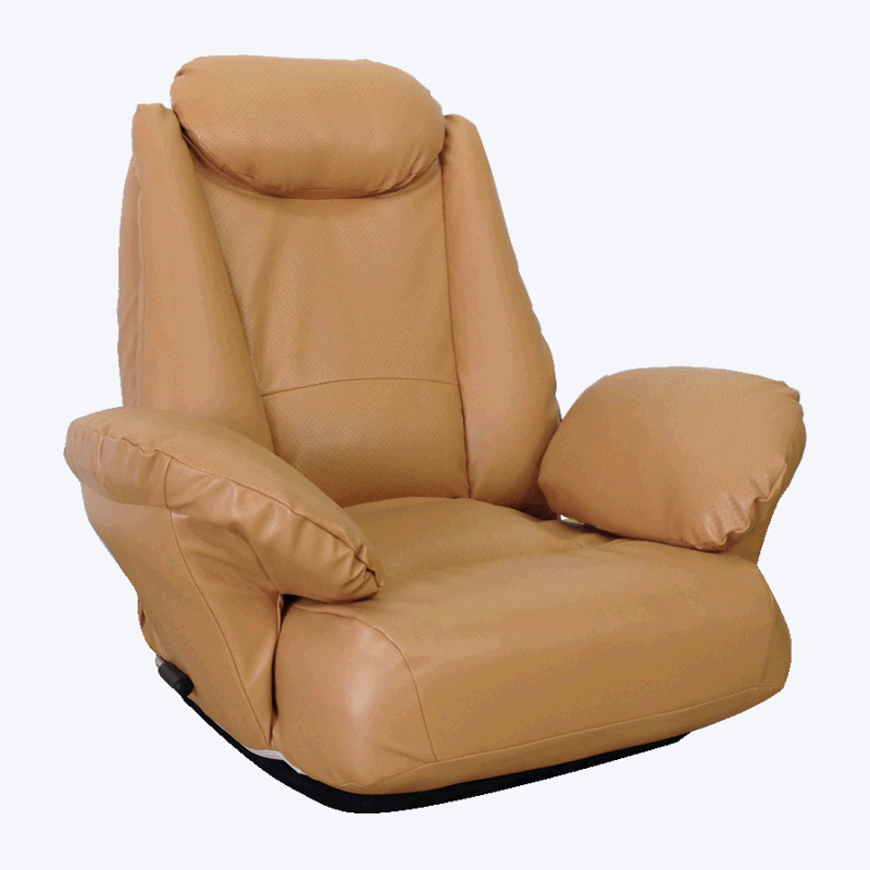 Brown corium tenens VERTICULA recliner cum armrests 164X